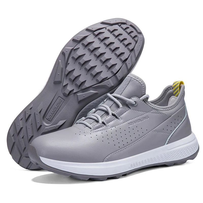 Golf Sports Shoes Men Waterproof high-Quality Leather Golf Competition Sports Shoes Formal Shoes Golf Course Men Training Shoes
