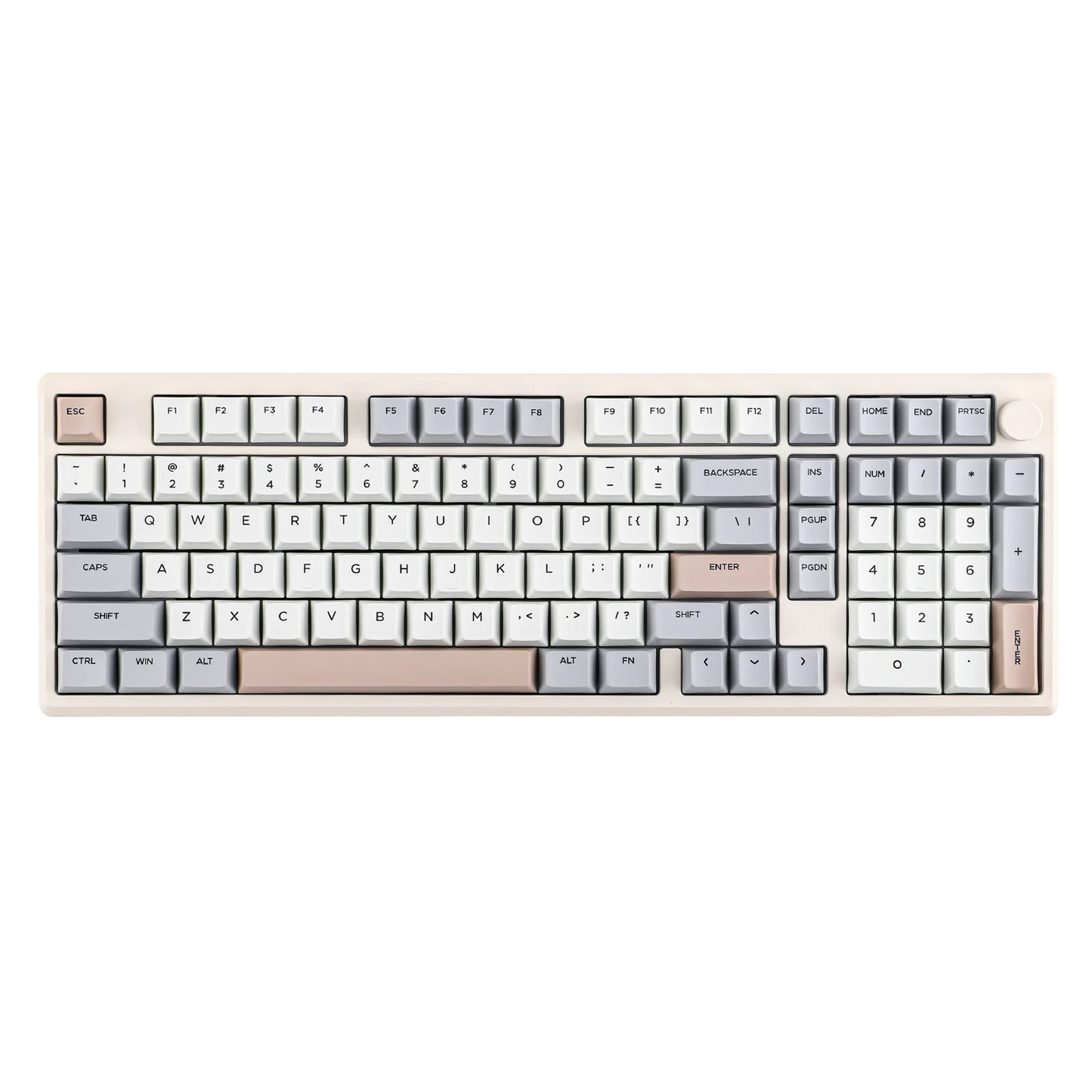 EPOMAKER Galaxy100 QMK/VIA 1800 ANSI Layout Aluminum Gasket Wired/BT5.0/2.4Ghz Mechanical Gaming Keyboard with 8000mAh Battery