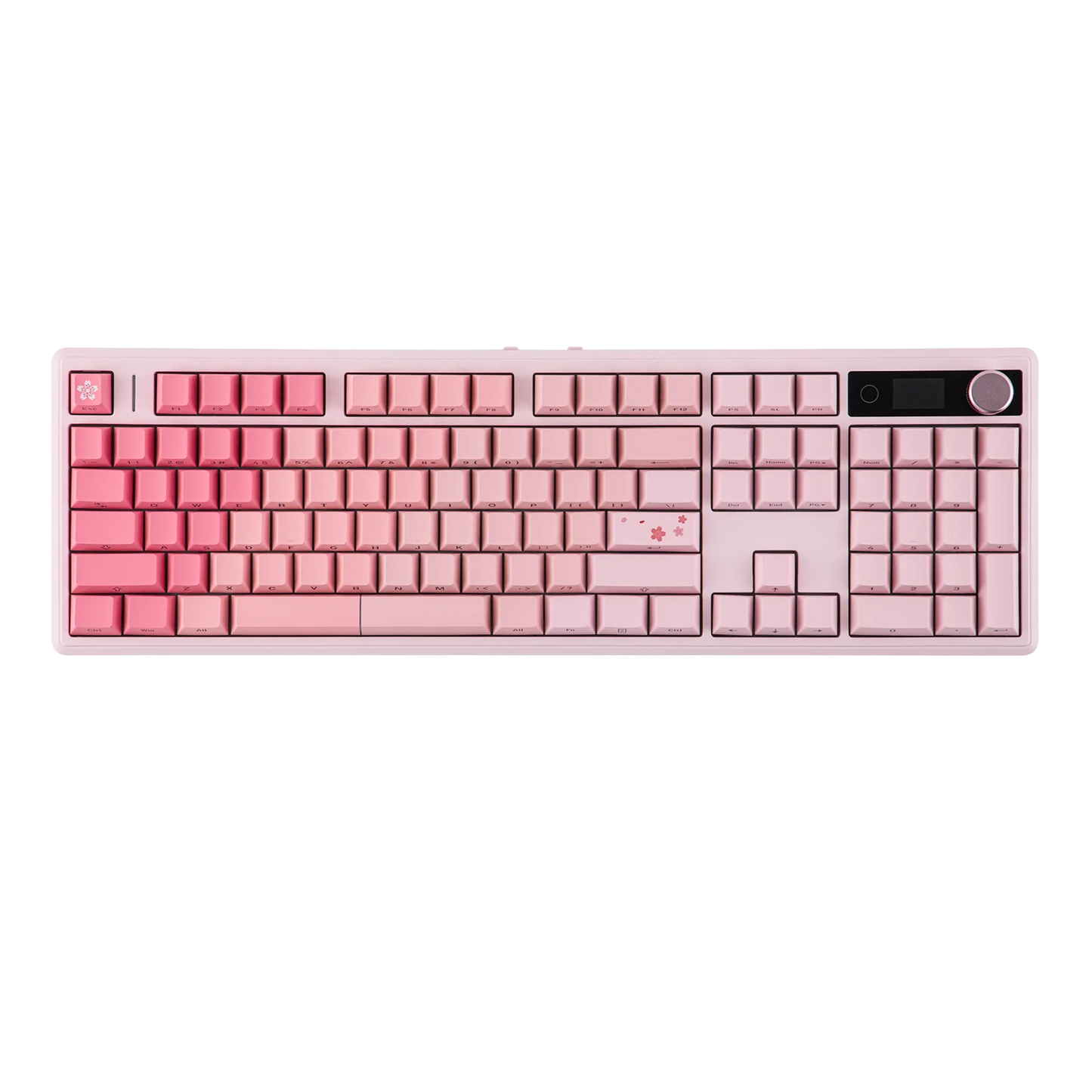 EPOMAKER TH108 V2 PRO 100% ANSI US Layout Wired/Bluetooth/2.4Ghz Wireless Mac Modifier Mechanical Keyboard with Screen & Knob