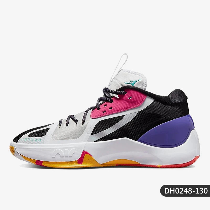 Nike Genuine JORDAN Men's Comfortable Shock-Absorbing Mid-Top Practical Basketball Shoes DH0248-130