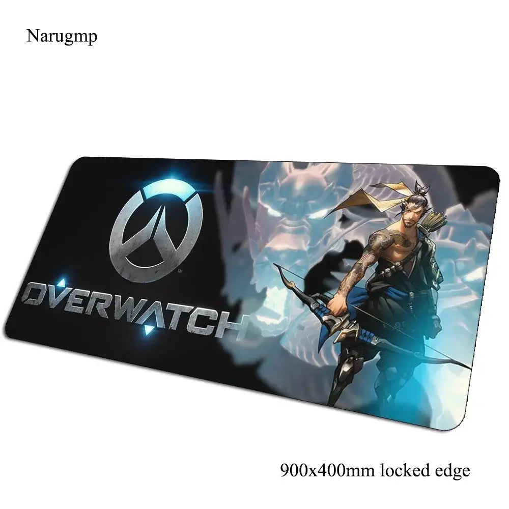 Overwatch mouse pad Birthday Computer Mat 900x400x3mm gaming mousepad large present mouse pad keyboard games PC gamer desk