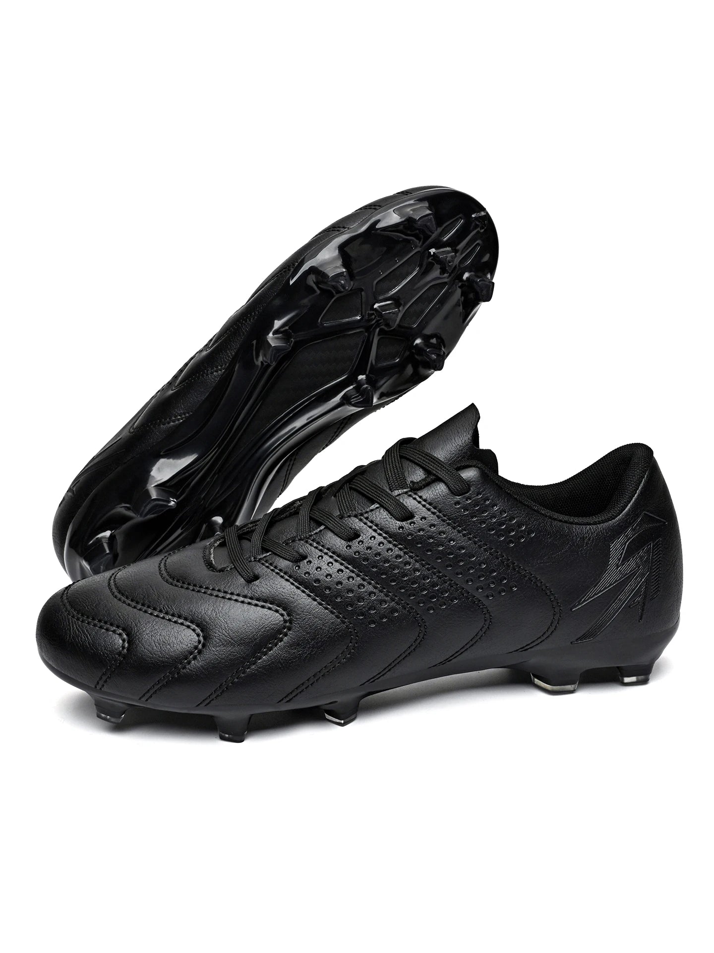 Sport Field AG/FG Soccer cleats,PU Fabric Sweat-wicking Upper,TPU Wear-resistant Sole,Sturdy Durable for Men Women Kids