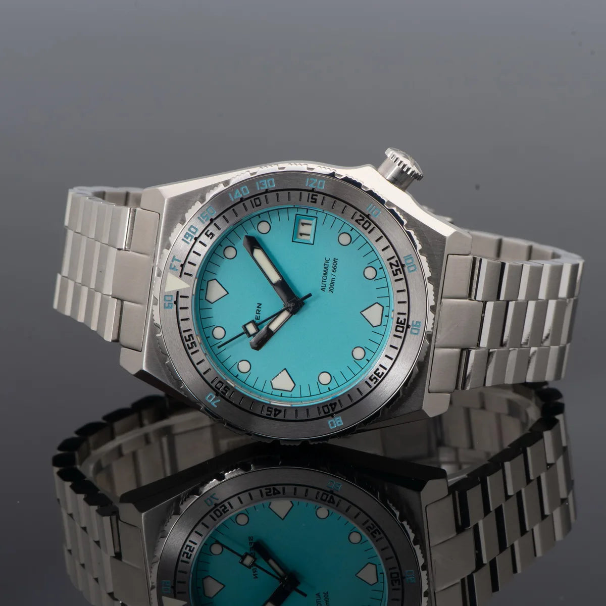 SEESTERN SUB600T V3 Men's Watch Automatic Diving Sapphire Wristwatch NH35 Movement Ceramic Bezel Luminous Date Jubilee Waterproof