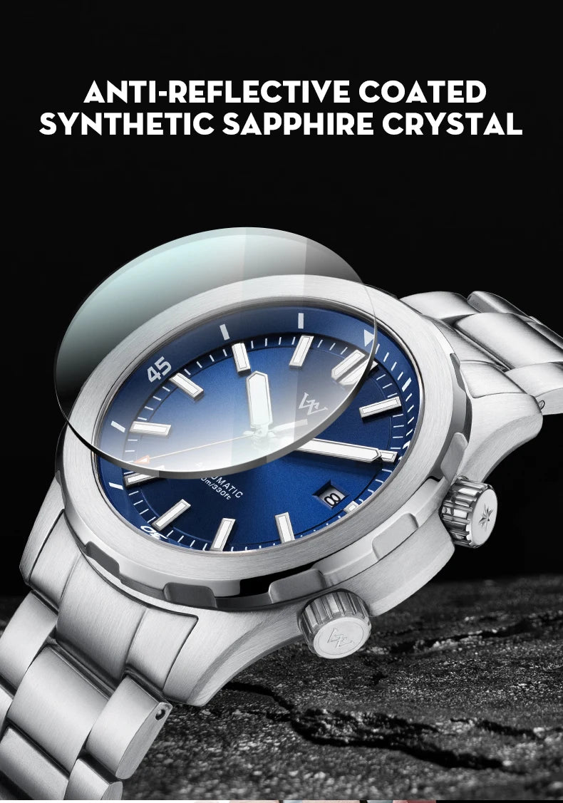 WM Watch Men Automatic Mechanical Watch Miyota8215 Sapphire AR Coated 100M Waterproof Man Business Welly Merck Watches 199M-WM