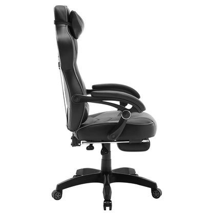 WOLTU Racing Gaming Chair Swivel Desk Office Computer Chair Sports Seat with Headrest Lumbar Cushion Footrest Gamer Chair