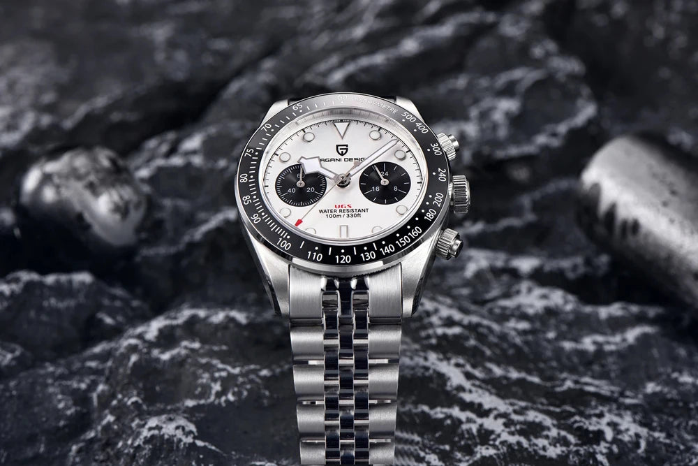 2026 New PAGANI Panda DESIGN Mens Watch Luxury Quartz Speed Sports Chronograph Watch Men AR Sapphire Luminous water lock