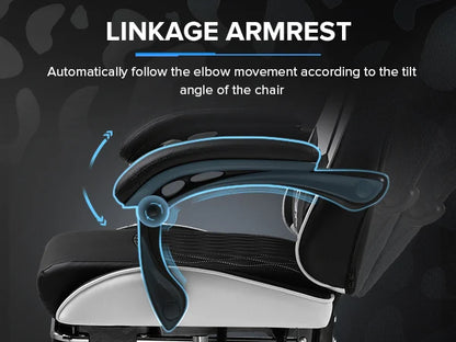GTPLAYER Gaming chair Gamer chair Ergonomic Office Chair Footrest Adjustable Loin & Pillows Gaming Chair