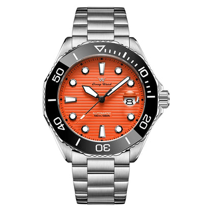 WM Watch Automatic Mechanical Watches Ceramic Bezel Anti-reflective Coating 100 Water Resistant Sapphire Welly Merck Watch 189M