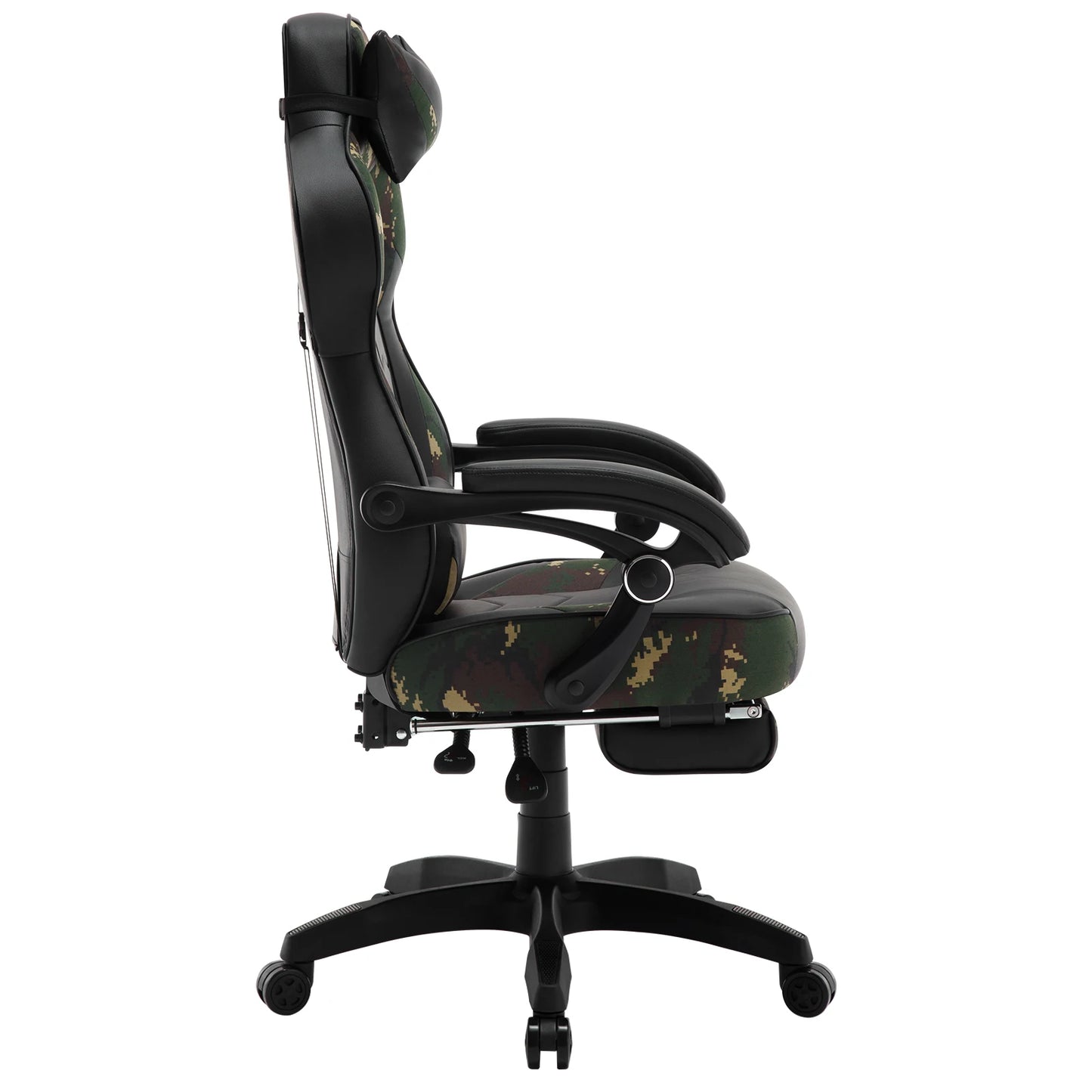 WOLTU Racing Gaming Chair Swivel Desk Office Computer Chair Sports Seat with Headrest Lumbar Cushion Footrest Gamer Chair