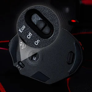 Redragon M913 Gaming 16000 DPI Wired 2.4Ghz Wireless RGB Optical Gamer Mice 16 Programmable Buttons, Black/White Mouse
