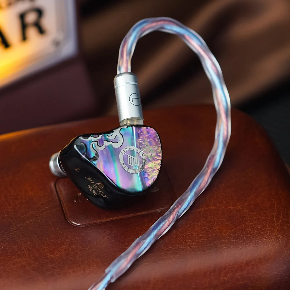 JUZEAR x Z Reviews Defiant 1DD+3BA Hybrid In-ear Earphones 3-Way Crossover HiFi Headset with 3.5+4.4mm Replaceable Plugs Cable