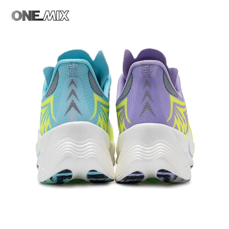 ONEMIX 2025 Scarpe sportive da running uomo donna con piastra in carbonio, traspiranti, ammortizzate, antiscivolo, PB, leggere, a rimbalzo