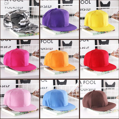 Casquette hip-hop unie pour homme, casquette snapback, casquettes de baseball pour femme, casquettes à visière plate ajustable, visières unies, pour garçons et filles, danse de rue