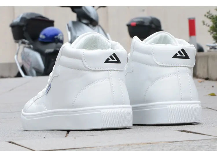 Men's Casual Skateboarding High Top Sneakers Sport Tennis Shoes Breathable Walking Street Shoes Men's Sneakers