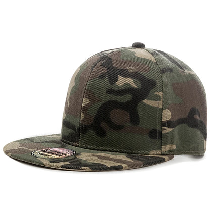 Cap Plain Snapback-kasket til voksne – Hip Hop-baseballkasket til mænd og kvinder – udendørs fritidskasket