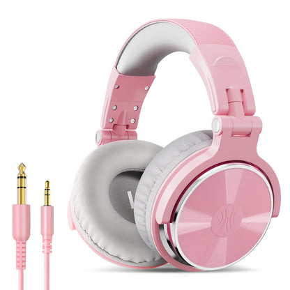 Oneodio Professional DJ Headphones Over Ear Studio Monitor Headset With Microphone HIFI Wired Bass Gaming Headset For Phone