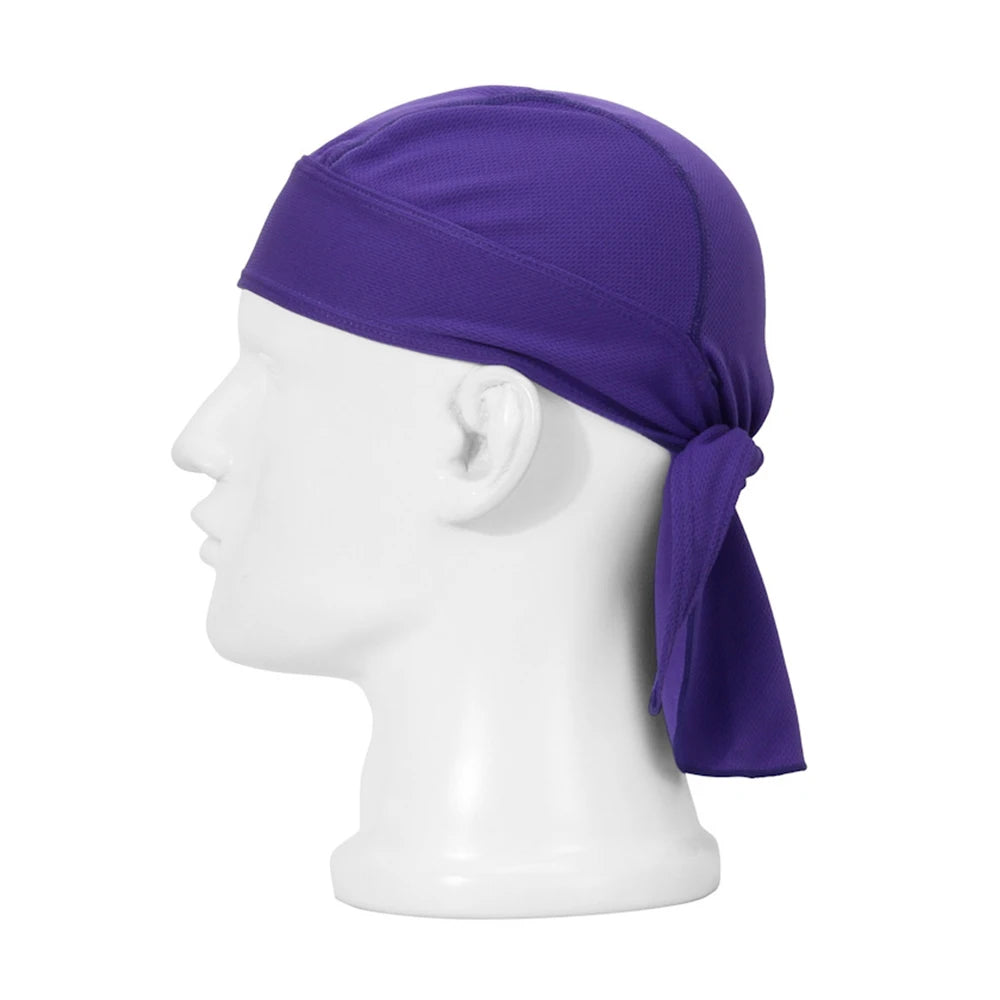 Cycling Hat Under Helmet Quick Dry Pure Cycling Cap Head Scarf Summer Men Running Riding Bandana Headscarf Ciclismo Pirate Cap