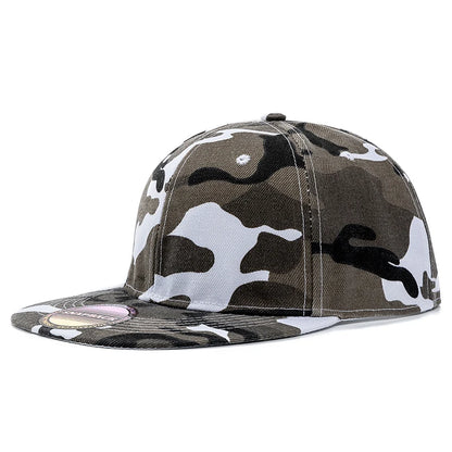 Cap Plain Snapback-kasket til voksne – Hip Hop-baseballkasket til mænd og kvinder – udendørs fritidskasket