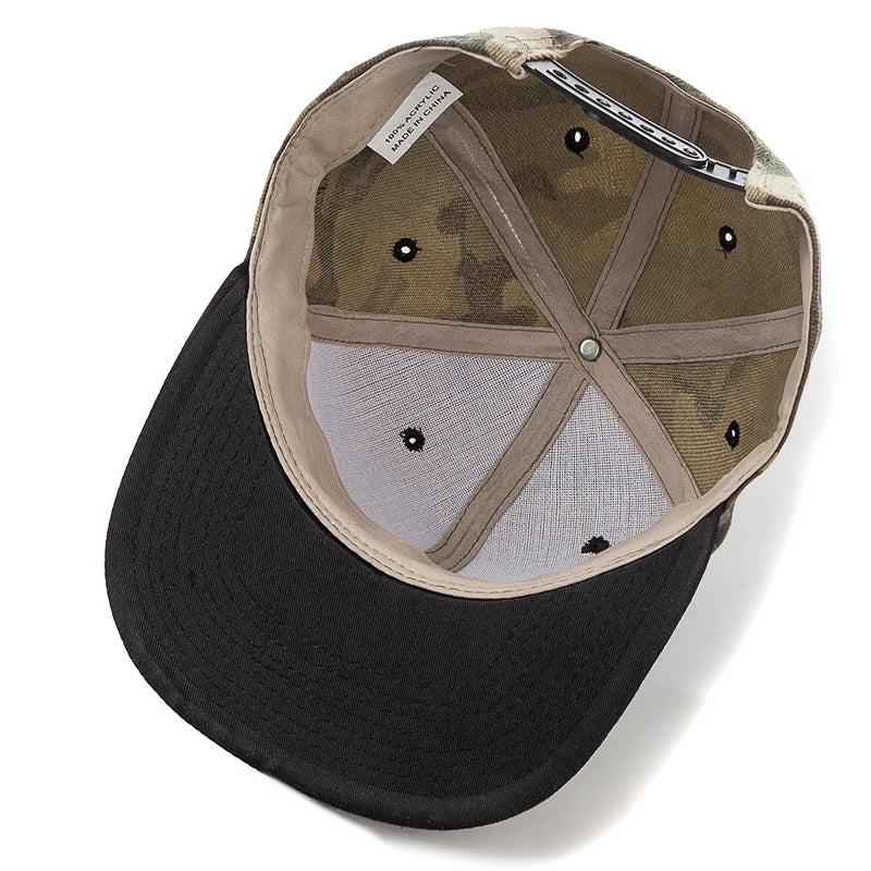 Cap Plain Snapback-kasket til voksne – Hip Hop-baseballkasket til mænd og kvinder – udendørs fritidskasket