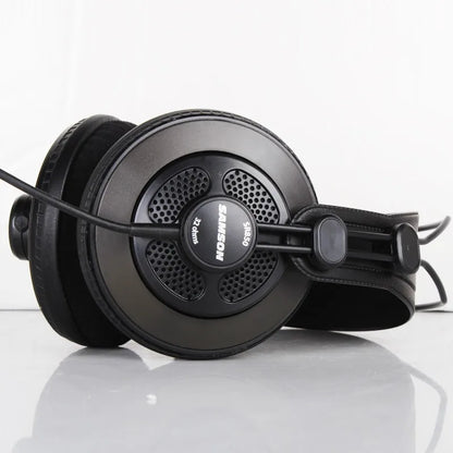 Samson SR850 Professional Studio Reference Headphones – Semi Open Back HiFi Monitoring Headphones for Studio Recording, Audio Mixing, Music Production & Critical Listening