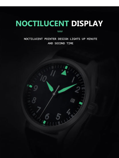 Men's Classic Black / Blue Dial Luminous Automatic Seagull or ST1612 2813 Sports Mechanical Watch AAA High Quality 40mm