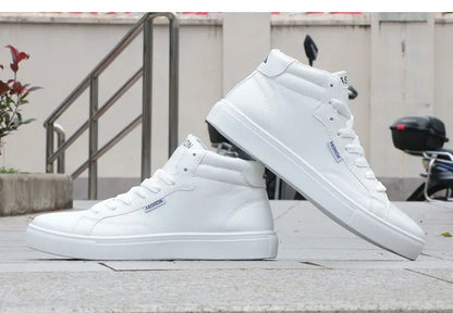 Men's Casual Skateboarding High Top Sneakers Sport Tennis Shoes Breathable Walking Street Shoes Men's Sneakers