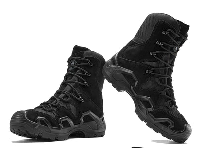 ROCKROOSTER Hiking shoes Men waterproof hunting Boots Tactical Desert Combat Boots trekking Ankle mountian cow Leather Sneakers
