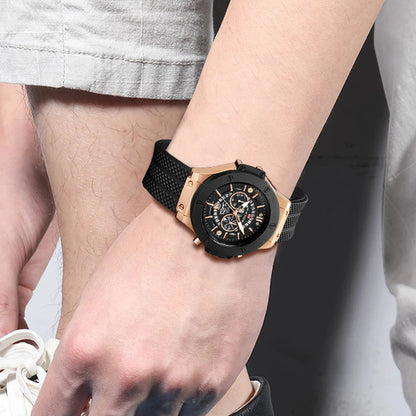 2023 New Men's Watch Top Brand Luxury Sports Silicone Strap Japanese Movement Calendar Quartz Waterproof Watch Relogio Masculino