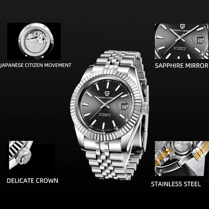 2025 New PAGANI DESIGN Date Men's Mechanical Watches Top Brand Luxury Automatic Wrist Watch Men NH35A Movement 100M Waterproof