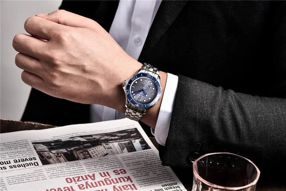 2022 New PAGANI DESIGN 1685 Men's Watches Mechanical Wristwatch for men Automatic watch men Japan NH35A 20Bar Dive Clock