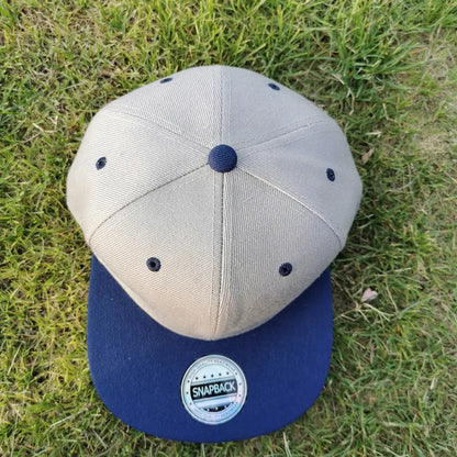 Cap Plain Snapback-kasket til voksne – Hip Hop-baseballkasket til mænd og kvinder – udendørs fritidskasket