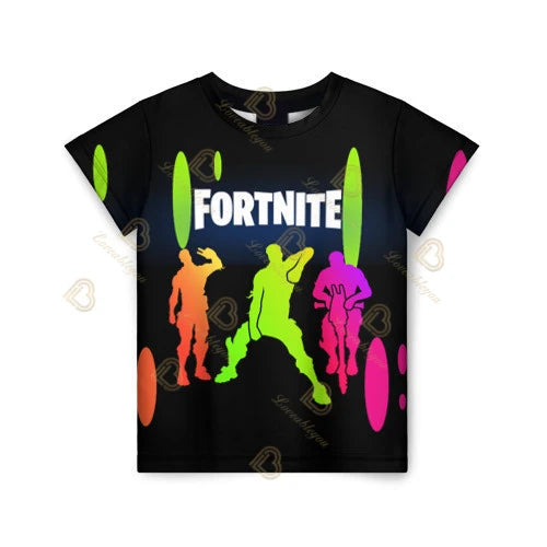 Summer Fashion Fortnite Mascot 3D Print Kids T-Shirt Casual T-shirt Boys Girls Unisex Children's Clothing T-shirt Tops