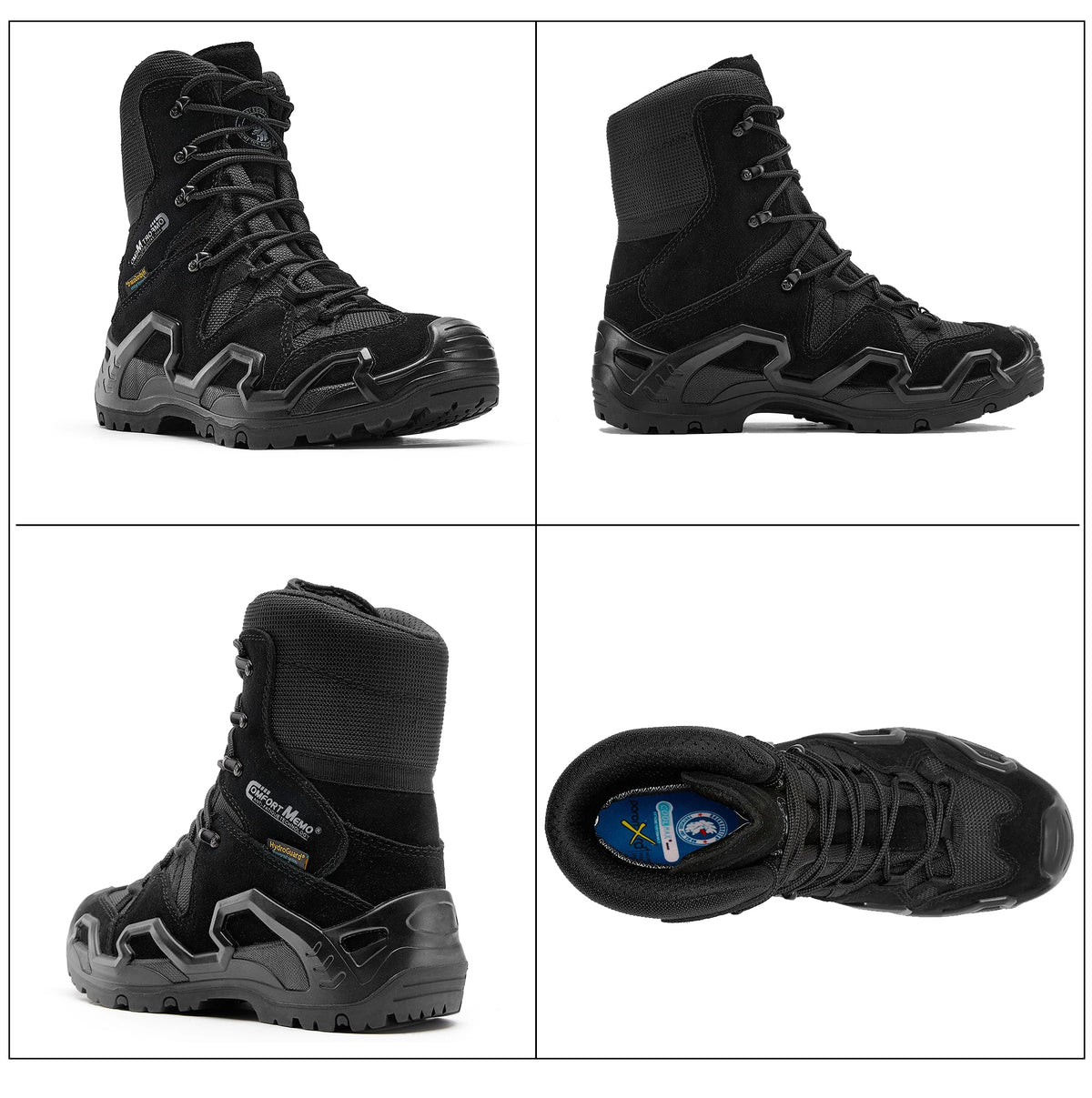 ROCKROOSTER Hiking shoes Men waterproof hunting Boots Tactical Desert Combat Boots trekking Ankle mountian cow Leather Sneakers