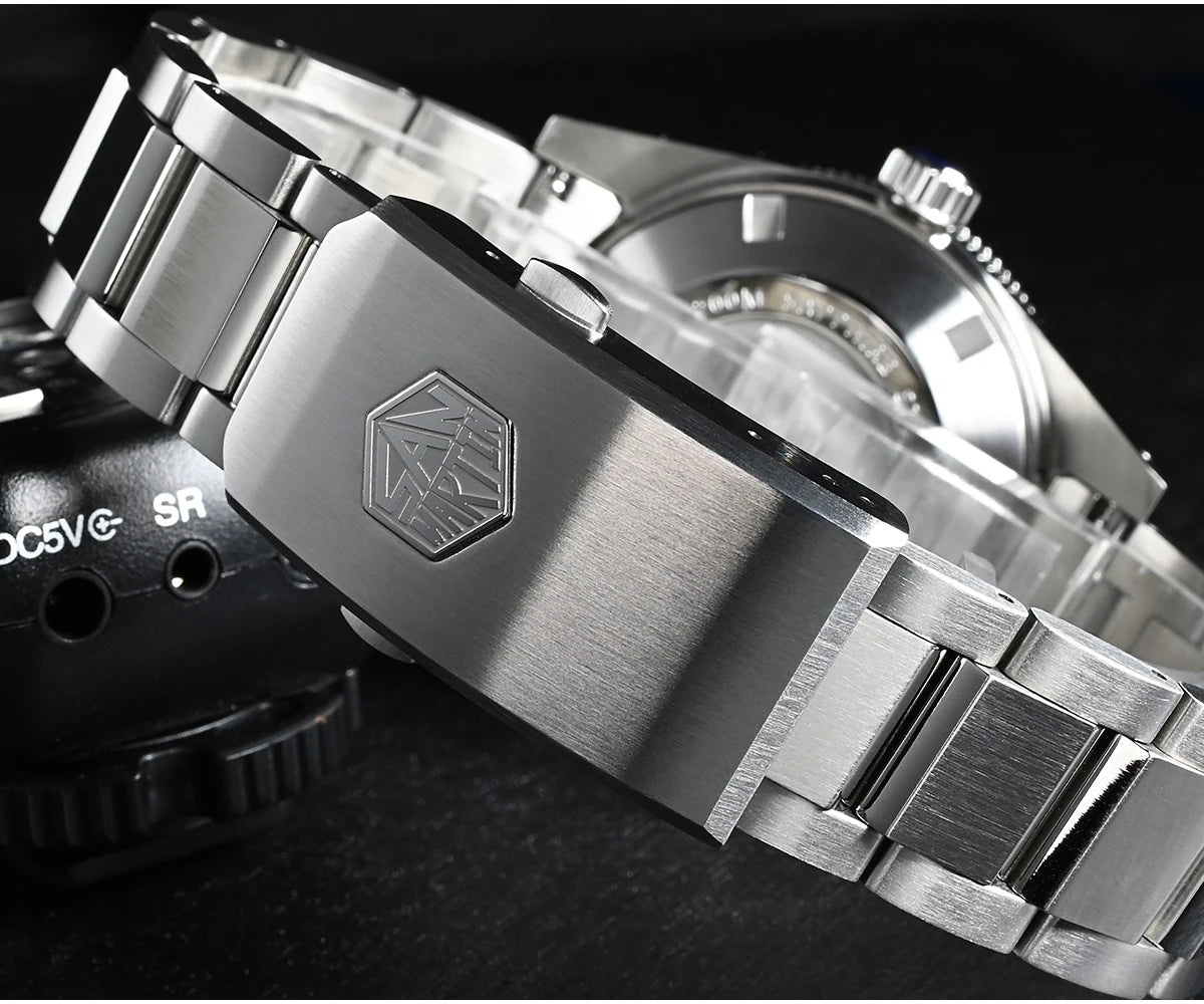 San Martin Official 41mm 62mas V4 Diver Men Watch NH35 Automatic Mechanical Watch Sapphire Glass 200m Waterproof Luminous SN0007