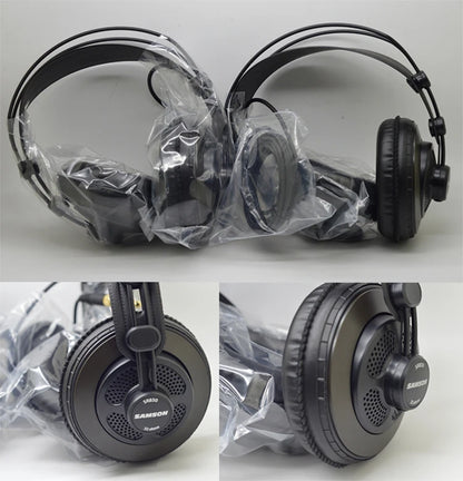 Samson SR850 Professional Studio Reference Headphones – Semi Open Back HiFi Monitoring Headphones for Studio Recording, Audio Mixing, Music Production & Critical Listening