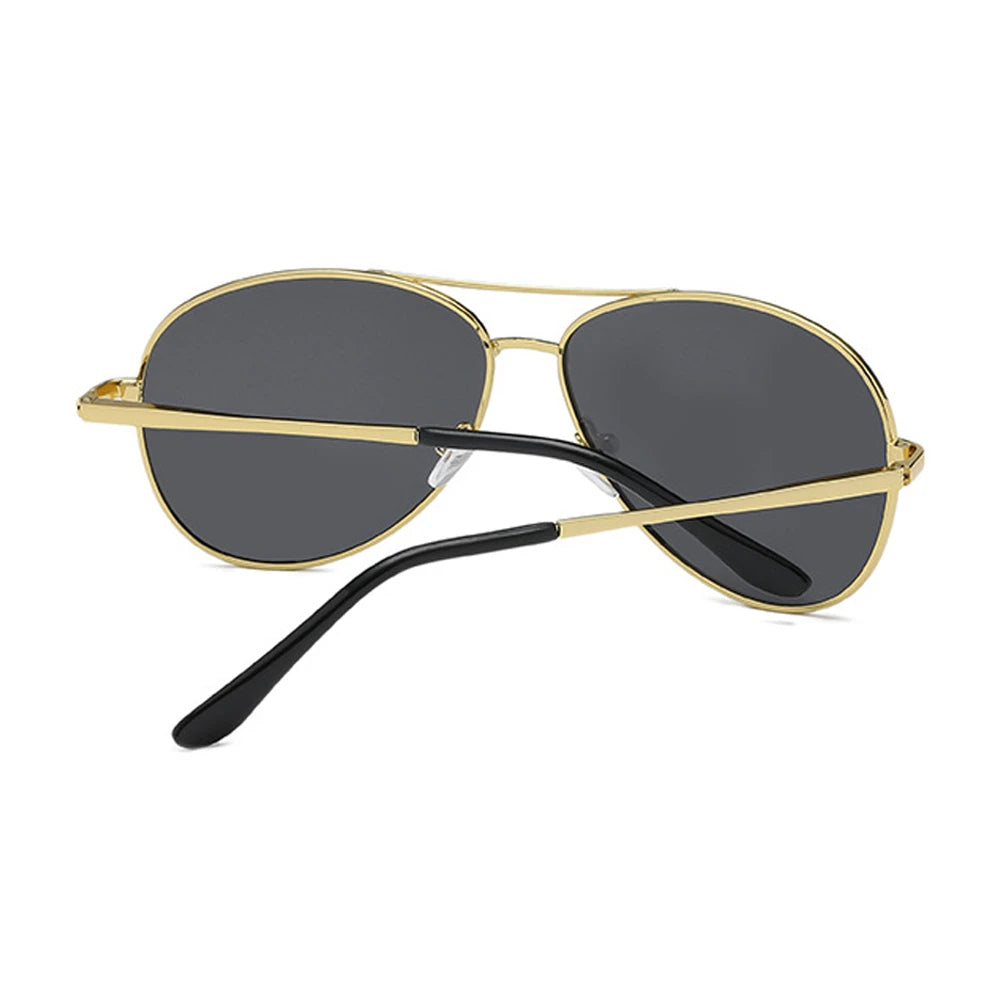 VIVIBEE Classic Men Aviation Polarized Metal Frame Sunglasses Black Women Pilot Style UV400 Sun Glasses 2026 Shades