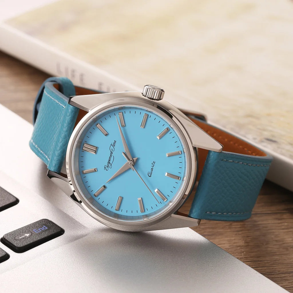 【Escapement time】Quartz Watch 40mm Case VH31  Heat Treatment Hand