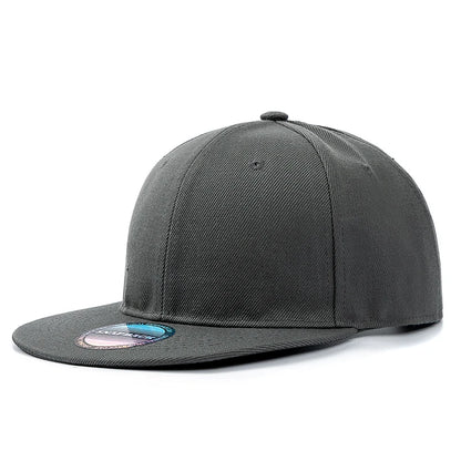 Cap Plain Snapback-kasket til voksne – Hip Hop-baseballkasket til mænd og kvinder – udendørs fritidskasket