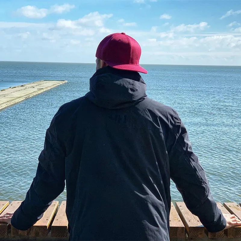 Cap Plain Snapback-kasket til voksne – Hip Hop-baseballkasket til mænd og kvinder – udendørs fritidskasket