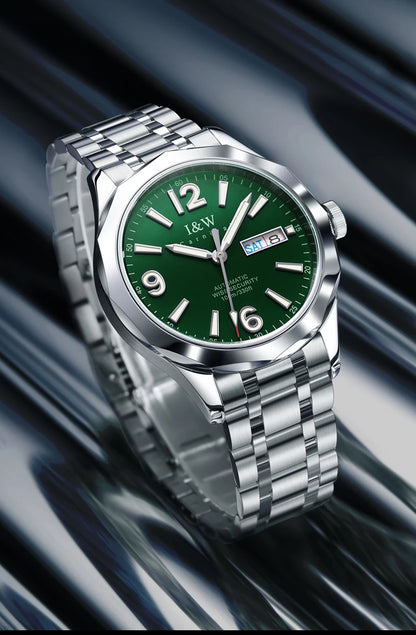 Reloj CARNIVAL Mens Tungsten Mechanical Watch Brand Luxury NH36 Automatic Movement Wristwatches for Men Waterproof Montre Homme