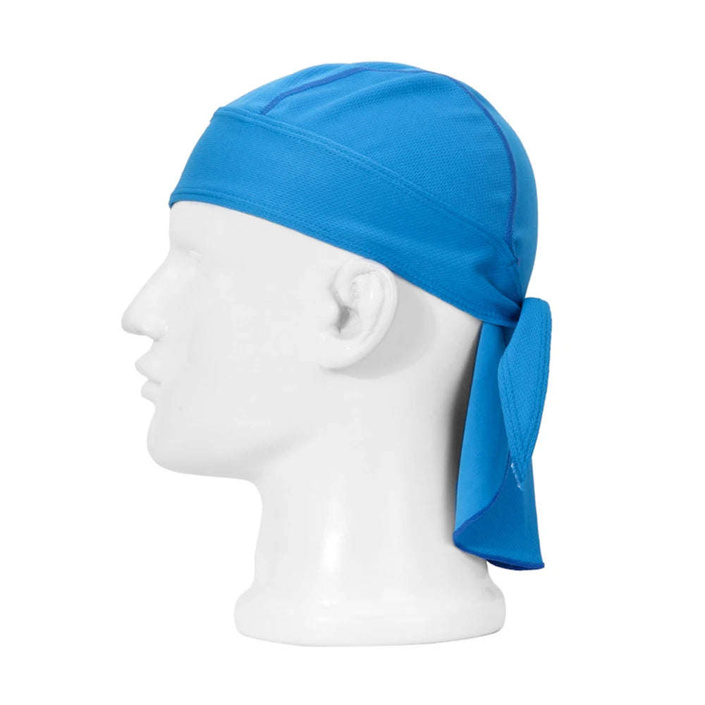 Cycling Hat Under Helmet Quick Dry Pure Cycling Cap Head Scarf Summer Men Running Riding Bandana Headscarf Ciclismo Pirate Cap