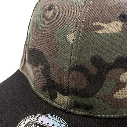Cap Plain Snapback-kasket til voksne – Hip Hop-baseballkasket til mænd og kvinder – udendørs fritidskasket