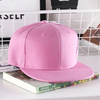Casquette hip-hop unie pour homme, casquette snapback, casquettes de baseball pour femme, casquettes à visière plate ajustable, visières unies, pour garçons et filles, danse de rue