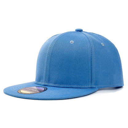 Cap Plain Snapback-kasket til voksne – Hip Hop-baseballkasket til mænd og kvinder – udendørs fritidskasket