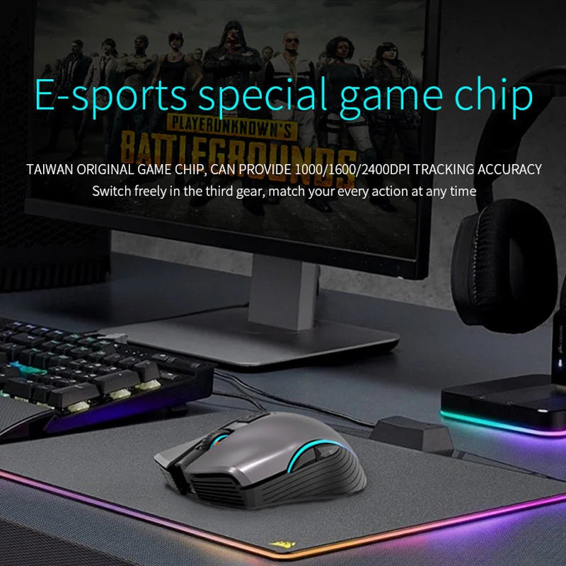 Wireless Mouse Rechargeable Bluetooth Silent Ergonomic Computer 2400 DPI For iPad Mac Tablet Macbook Air Laptop PC Gaming Office