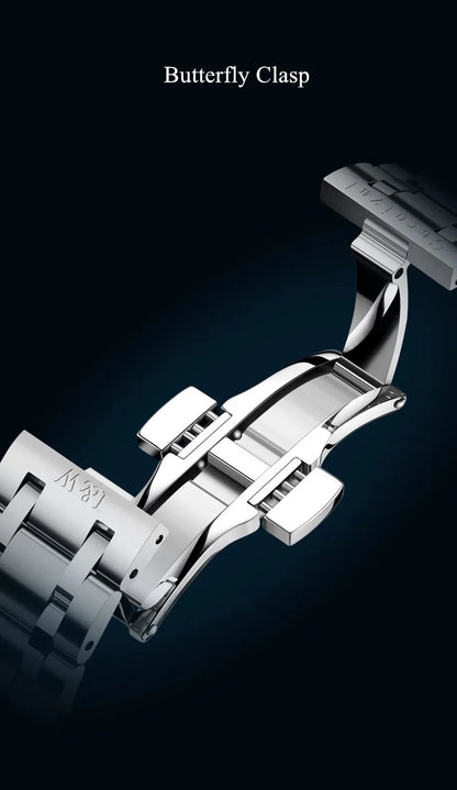Reloj CARNIVAL Mens Tungsten Mechanical Watch Brand Luxury NH36 Automatic Movement Wristwatches for Men Waterproof Montre Homme