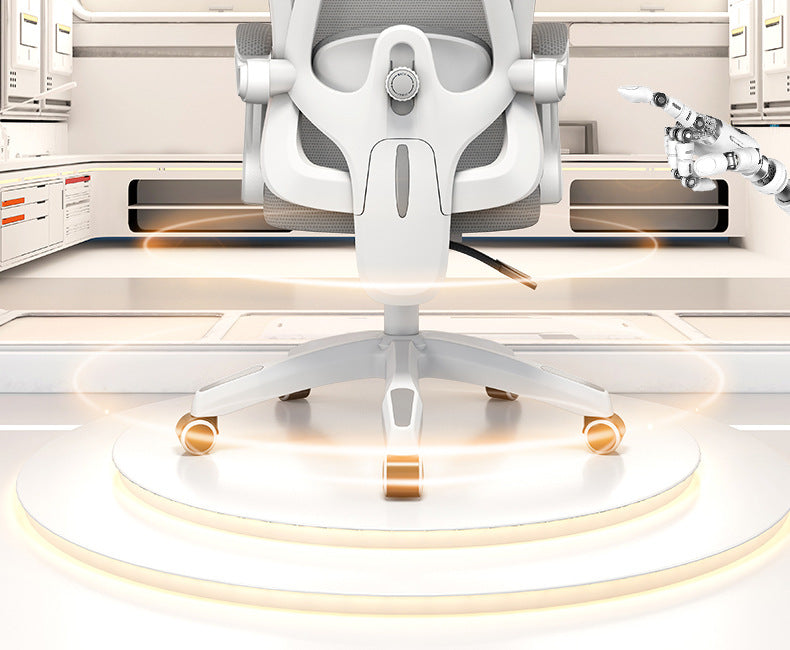 UVR Gaming Computer Chair Mesh Breathable Staff Chair Ergonomic Design Armrest Chair Sitting Comfor THome Office Chair Furniture