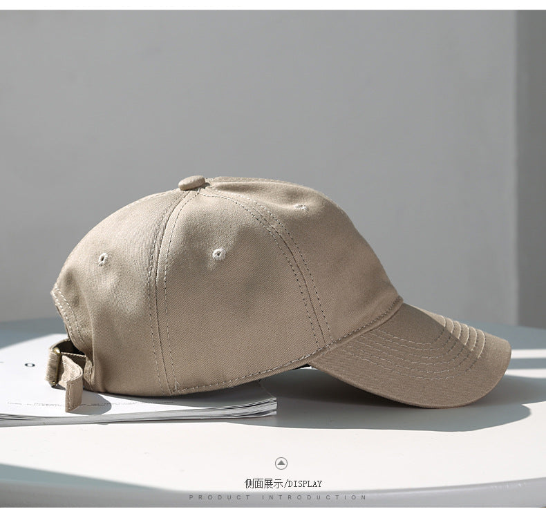 Custom Logo Cotton Soft Top Baseball Cap For Women Men Classics Simple Adjustable Dad Hat Outdoor Sport Dad Hats Wholesale