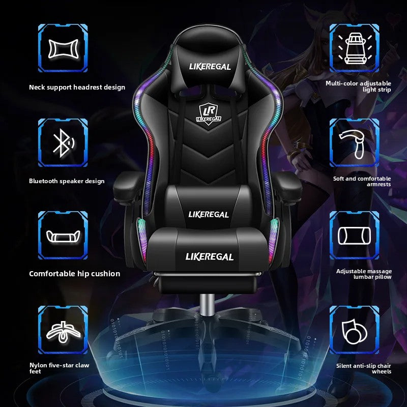 Gaming Chair Gaming Chair Office Computer Chair Ergonomics Sedentary Not Tired Home Can Lie Down