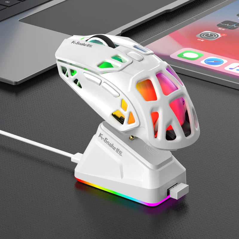 Lenovo X9Pro Tri-Mode Wireless Mouse 2.4G Bluetooth Wired Lightweight Magnetic Charging Dock Desktop Laptop Gaming&Office